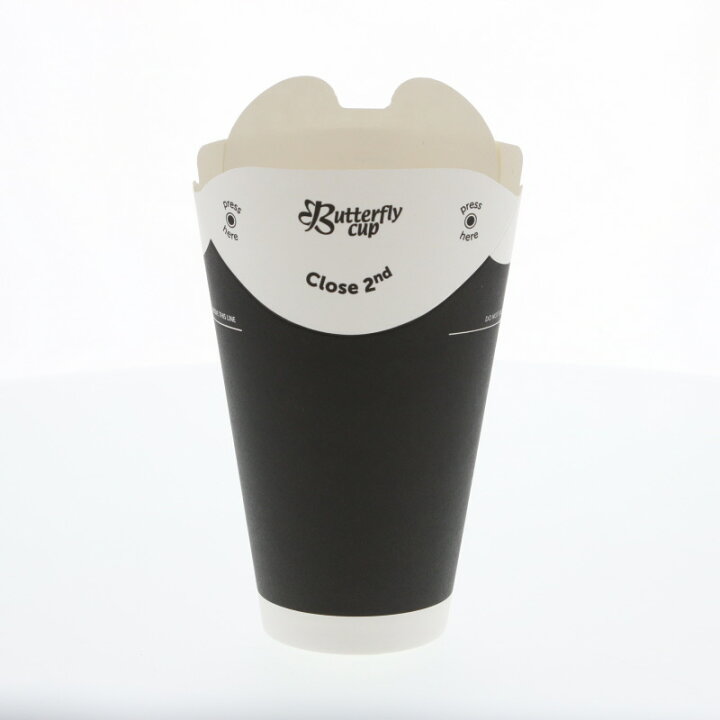 楽天市場】使い捨て 紙コップ ホットドリンク用 バタフライカップ 12 