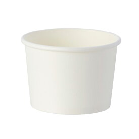 アイスカップ 使い捨て 紙製 76-150 ホワイト 50個入 #004501001