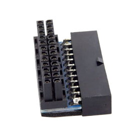 Cablecc ATX24ピンメスから24ピンオス90度電源アダプターメインボードマザーボード（デスクトップ用）PC電源 ATX 24Pin Female to 24pin Male 90 Degree Power Adapter Mainboard M