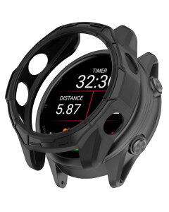 Garmin(�K�[�~��) Forerunner 970 �Ή� �p �P�[�X �J�o�[ �\�t�g �V���R���� �v���e�N�^�[�J�o�[ YAJOJO���� �Ռ��z�� �S�ʕی� �����ȒP ���ϋv �����ȒP �t�C�����Ȃ� (�u���b�N)