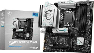 MSI�}�U�[�{�[�h B760M GAMING PLUS WIFI ��14/13/12����Intel CPU(LGA1700) DDR5 Micro-ATX �y�Q�[�~���O�����ŉ��K�ɃQ�[���z[B760 ����] MB6465