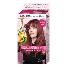 サイオス カラージェニック ミルキーヘアカラー P01 クリスタルピンク(チラッと白髪用 おうちで手に入るサロン品質)[医薬部外品] 50g+100mL 1個 (x 1)