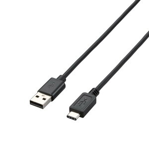 �G���R�� USB�P�[�u�� USB2.0 A-C 50cm �u���b�N U2C-AC05BK