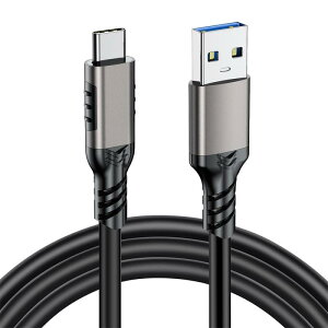USB Type-C �P�[�u�� 1M USB-A to USB-C�P�[�u�� �y10Gbps�f�[�^�]�� 3A�}���[�d�z USB3.2 Gen2�W�� QC3.0�Ή� MacBook Pro/Air�AGalaxy�APixel�AXperia���^�C�vc�@��Ή�