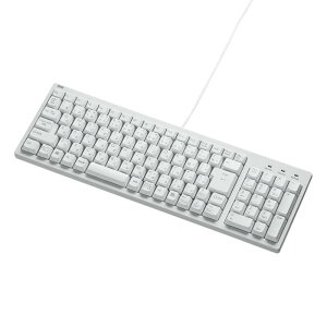 �T�����T�v���C �L���R���p�N�g�L�[�{�[�h �e���L�[�t�� USB�ڑ� ���{��103�L�[ �����u���� USB-PS/2�ϊ��A�_�v�^�t�� �z���C�g SKB-KG2WN2