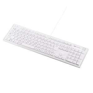 �T�����T�v���C �X�����L�[�{�[�h �����u���� �z���C�g SKB-SL16W