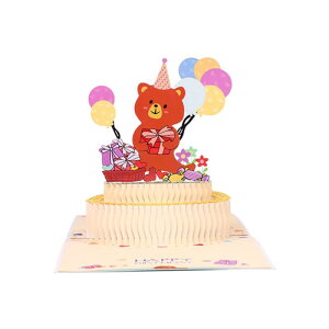 3D̃o[Xf[|bvAbvJ[h aP[L F 2wP[L  O[eBOJ[h aJ[h qAƑAFBւ birthday card ߂łƂabZ[WJ[h qF o