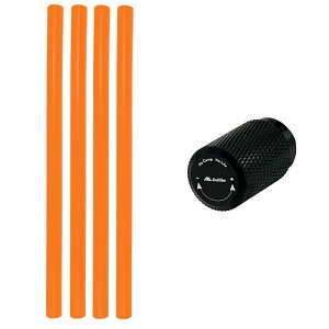 EnHike 耐熱シリコンチューブ 火力調節つまみ アシストセット SOTO レギュレーターストーブ ST-310/ST-340用 (オレンジ+ブラック)