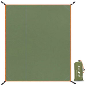 GOYYI �e���g�V�[�g �h�� �O�����h�V�[�g ���W���[ �y90/145/180/210/240/270/300cm�z ���ʖh�� �ϐ���3000mm �܂��� �y�� ���[�o�b�O�t�� �A�E�g�h�A �L�����v �o�R �s�N�j�b�N �A�[�~�[�O���[�� 180*2