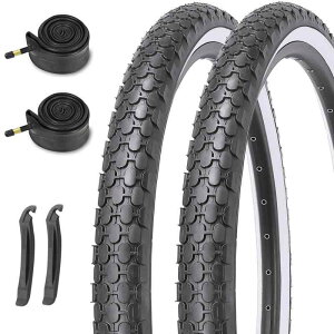 MOHEGIA 2gZbg 26C` ]ԃ^C: 26×2.125C` 57-559mm Sn`ԗp (N[U[/VeBoCN/MTB/BMX) - ܂ݎ r p ^CAĎ`[uAo[ - zCg TCh