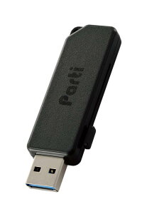 �G���R�� USB������ 64GB USB3.2 (Gen1)�Ή� �X���C�h�V���b�^�[�� �u���b�N MF-SKU3064GBK