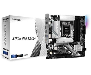 ASRock }U[{[h B760M Pro RS/D4 Intel 12 E 13 CPU ( LGA1700 )Ή B760`bvZbg DDR4 Micro ATX }U[{[h yKiz