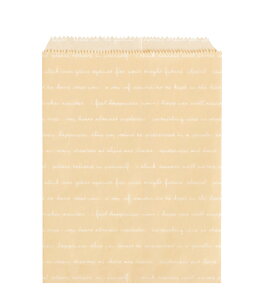 平袋英文字(ベージュ)2号180幅×235高 100枚