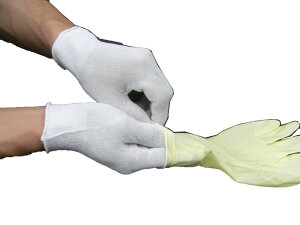 手荒れから素肌を守る下ばき用手袋(インナー手袋)10組入り お得 インナー 下ばき 手荒れ防止 べたつき防止 炊事用 ●袋屋本舗