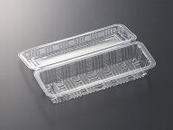 フードパック 巻寿し 1本浅 216×82×34mm 【100枚】 OP112 デンカポリマー 惣菜 容器 透明 パック 使い…