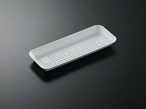 発泡 トレー C-42 【100枚】 244×95×22 mm 中央化学 PSP 白 食品トレー (領収書対応可) 容器 刺身 惣菜 鮮魚 テイクアウト お持ち帰り 使い捨て レンジ不可 Cトレー おしゃれ 使い捨て食器 使い捨て