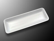 発泡 トレー CN33-12E （L)【100枚】 330×115×25 mm 中央化学 PSP 白 食品トレー (領収書対応可) 容器 …