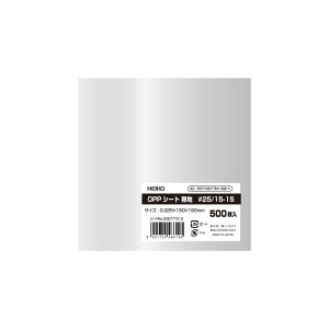 y5%OFFzOPP V[g #25 15-15 n 0.025×150×150mmy500zy䂤pPbg2܂Łz VW} V[g  OPP |  ~ 0.025 150×150 t[cTh P[L [P[L Th