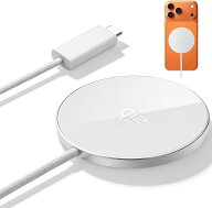Mag Safe充電器 25W Qi2認証 マグネット式 ワイヤレス充電器 急速充電 対応iPhone17/16シリーズ(iOS 26バ…