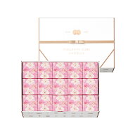 カステラ本家 福砂屋 フクサヤ桜キューブ ギフトセット 15個入 手提げ袋付き