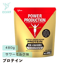 グリコ パワープロダクション エキストラアミノアシッド プロテイン サワーミルク味 480g 【軽減税率】 プロテイン