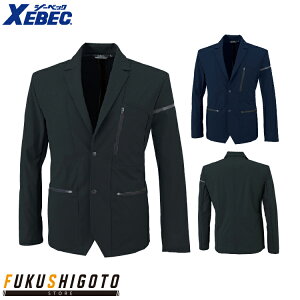 XEBEC 2518 �W���P�b�g �����߃T�C�Y ���ʃT�C�Y �傫�߃T�C�Y SS S M L LL 3L 4L 5L �y�I�[���V�[�Y���Ή� ��ƕ� ��ƒ� �W�[�x�b�N�z