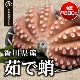 【送料無料】茹でたこ 1杯約800g(4～6人向け) 香川県産（チルド）マダコ 真だこ 真蛸 蛸 タコ たこ 茹でたこ 茹でタコ さぬき さぬき蛸 さぬきたこ 瀬戸内海 国産 海鮮 海産物 おつまみ 簡単調理 お取り寄せ グルメ 食品 おすすめ