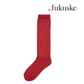靴下 レディース .fukuskeルーズソックス ラメ 00w2600123-25cmサイズ ピンク 婦人 女性 フクスケ fukuske福助 公式