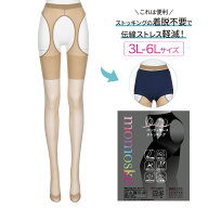 福助 momoske モモスケ パンティ部レスストッキング 18デニール 無地 ゾッキタイプ つま先 補強 吸汗 抗…