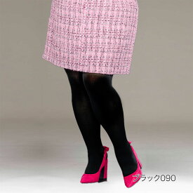 福助 満足 タイツ 80デニール 満足 無地 毛玉になりにくい 静電気防止 つま先 補強 保湿加工 発熱加工 (740-7231) レディース フクスケ fukuske ふくすけ 大きいサイズ ゆったり プラスサイズ