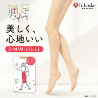 【福助公式】福助 満足 ストッキング パンティストッキング マチ付き つま先 補強 パンスト 抗菌 防臭 静…