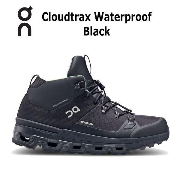 オン On レディース シューズ Cloudtrax Waterproof 3WD10880553 クラウドトラックス ウォータープルーフ Black 防水のサムネイル