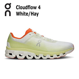オン On メンズ ランニング シューズ Cloudflow 4 3MD30101018 クラウドフロー 4 White Hay レース マラソン