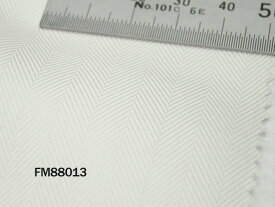 オリジナルオーダーシャツ●FM88013THOMAS MASON社製 Italy Fabrics白ヘリンボーンドビー地　140番手双糸　100%cotton
