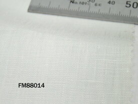 オリジナルオーダーシャツ●FM88014THOMAS MASON社製 Italy Fabrics白無地　麻（リネン）100%