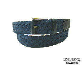 ★スーパーTIME SALE★20%OFF★[ FAIRFAX / フェアファクス ]●fb010/ FITZGERALD メッシュベルトBELT/01-006 #02NAVY /紺 ( 秋冬春メッシュベルト/ドレス/ベルト/メンズ ) 【楽ギフ_包装】【あす楽対応】