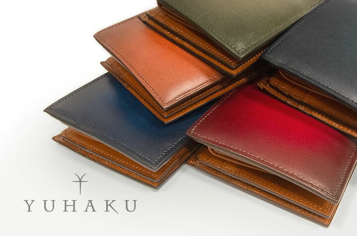 楽天市場】[yuhaku正規販売店]yuhaku / ユハク 二つ折り財布[ Proof  