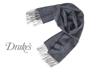 [���{���K�㗝�X���i]DRAKE'S / �h���C�N�X �}�t���[ ( �l�C�r�[×�O���[��×���b�h�n�X�g���C�v ) �����E�[�� / �A���S���}�t���[��18762-001 �y�y�M�t_��z