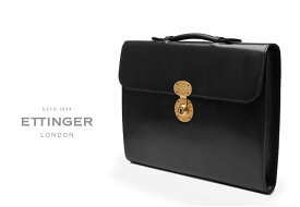 [ETTINGER社公認正規販売店] エッティンガー / ETTINGER ● BURLINGTON BRIEFCASE HEFO 2149JL / BLACK バーリントン ブリーフケース ( 革製鞄/メンズ/ビジネスバッグ/BAG )