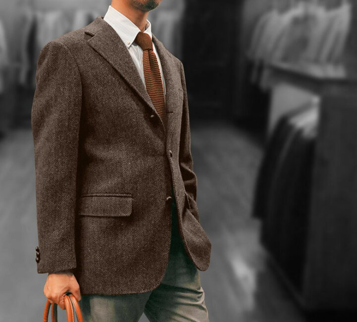 楽天市場】秋冬 【 MADE BY RING JACKET 】 [ HARRIS TWEED / ハリス 