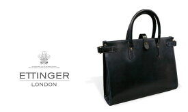 [ETTINGER社公認正規販売店]エッティンガー / ETTINGER ●ブライドルレザートートバッグ ( NAVY / ネイビー ) T-15 BRIDLE LEATHER TOTE ( 革製鞄/メンズ/ビジネスバッグ/BAG )