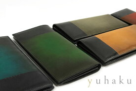 YUHAKU / ユハク [ Luce e Ombra / ルチェ エ オンブラ ] Long Wallet / 長財布 ( YLO110 ) ( メンズ / レザー / ロングウォレット / 札入れ ) 【楽ギフ_包装】