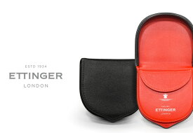 [ETTINGER社公認正規販売店]エッティンガー / ETTINGER ■●スターリング・オレンジコレクション SMALL TRAY PURSE / 馬蹄型コインケース 2127J ( レザー/メンズ/小銭入れ ) STERLING ORANGE