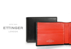 [ETTINGER社公認正規販売店]エッティンガー / ETTINGER ■●スターリング・オレンジコレクション ビルフォールド3C/カード＆コインパース ST141JR ( メンズ/レザー/ウォレット/二つ折り財布/小銭入れ ) STERLING ORANGE