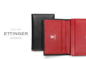 [ETTINGER社公認正規販売店]エッティンガー / ETTINGER ■●スターリング・レッドコレクション ビジティング・カードケース ST143JR ( レザー/名刺入れ/カードホルダー/メンズ ) STERLING RED