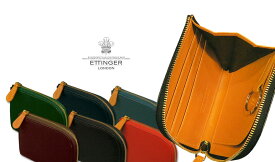 [ETTINGER社公認正規販売店]エッティンガー / ETTINGER ●HALF ZIP WALLET / KEY STRAP ■ラウンドL字ハーフジップ財布 BH2099EJR ( ブライドル/メンズ/レザー/ウォレット )