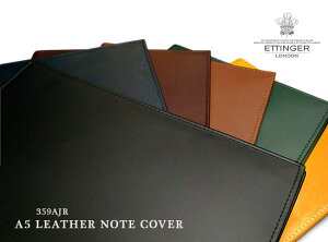 [ETTINGERЌFK̔X]GbeBK[ / ETTINGER A5TCY LEATHER NOTE COVER BH359A/OH359AJR ( U[/m[gJo[/v )