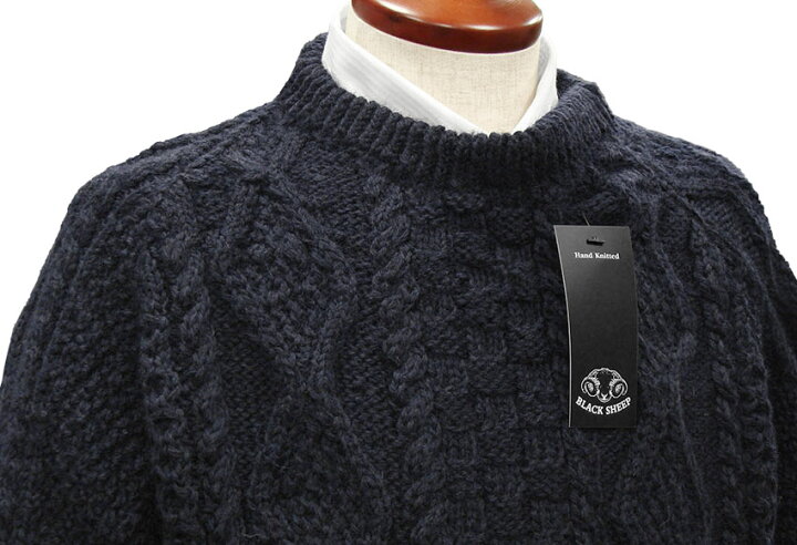 楽天市場】□TRAD SALE！BLACK SHEEP / ブラックシープ アラン編み 