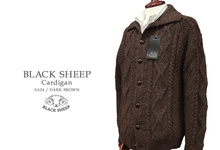 楽天市場】□TRAD SALE！BLACK SHEEP / ブラックシープ アラン編み 
