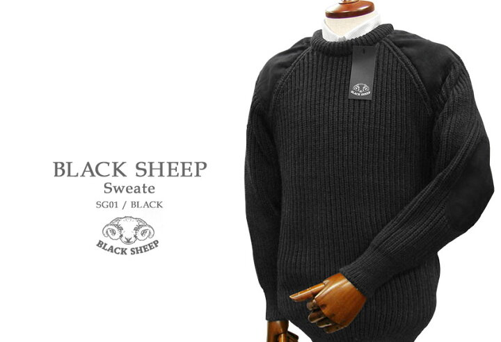 楽天市場】□TRAD SALE！BLACK SHEEP / ブラックシープ パッチクルー 